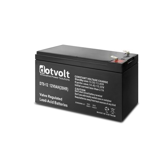 DOTVOLT DT9-12 12V 9Ah Bakımsız Kuru Tip Akü