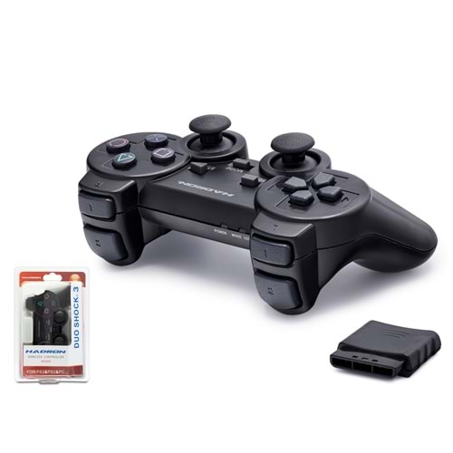 HADRON HD305 Kablosuz GamePad Oyun Kolu PS3 PS2 PC Uyumlu Siyah