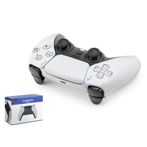 HADRON HD332W Kablosuz GamePad Oyun Kolu PS5 Uyumlu Dokunmatik Panelli Beyaz