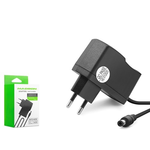 HADRON HD701 Modem Router Adaptörü 9W 9V 1A 5.5x2.5 mm Siyah