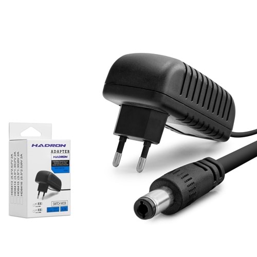 HADRON HD8416 Modem Router Adaptörü 18W 9V 2A 5.5x2.5 mm Siyah