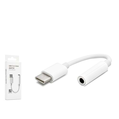 HADRON HDX1002 Type-C 3.5 mm Ses Kablosu Xiaomi Uyumlu Beyaz