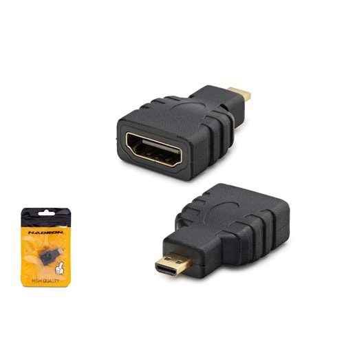 HADRON HDX1267 Micro HDMI to HDMI Adaptör 1080p Siyah