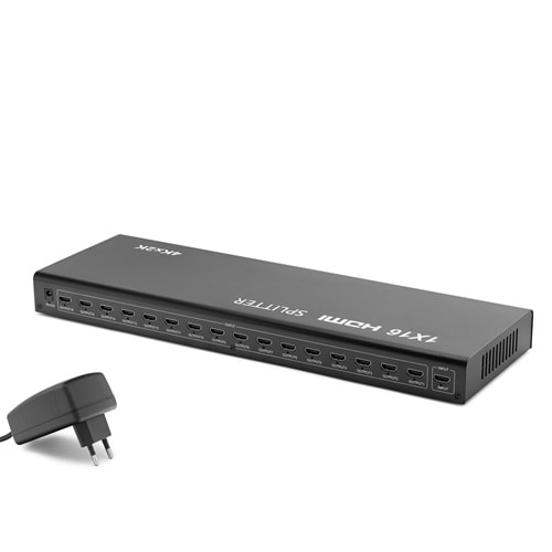 HADRON HDX1293 HDMI Splitter 1080p 3D 1 Giriş 16 Çıkış Siyah