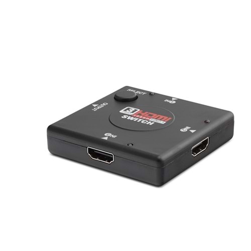 HADRON HDX1309 HDMI Switch 1080p 3 Giriş 1 Çıkış Siyah