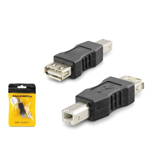 HADRON HDX1354 USB-B to USB Yazıcı Adaptörü Siyah
