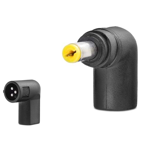 HADRON HDX1407 DC Jack Dönüştürücü 4.0x1.0 mm Siyah