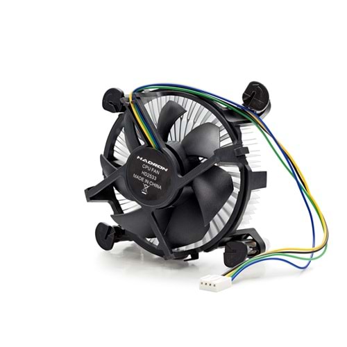 HADRON HDX1515 CPU Hava Soğutucusu 90 mm Intel 775 Uyumlu Siyah
