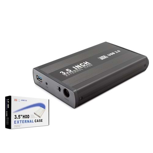 HADRON HDX1756 3.5 İnç SATA HDD Harici Disk Kutusu USB 3.0 Siyah