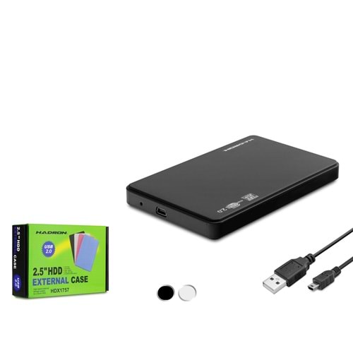 HADRON HDX1757 2.5 İnç SATA HDD SSD Harici Disk Kutusu USB Mini 2.0