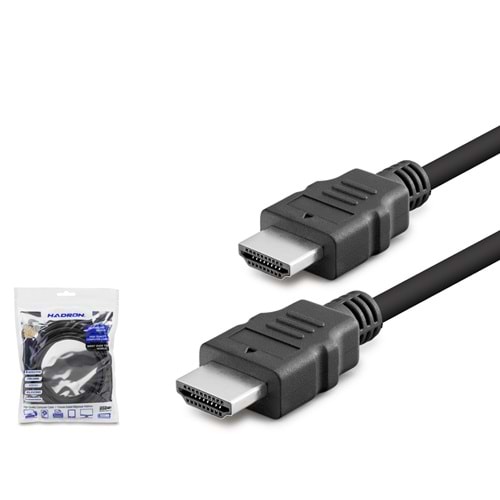 HADRON HDX2005 HDMI Kablo OD 7.3 mm 3 m Siyah