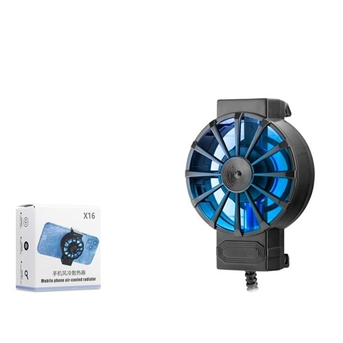 HADRON HDX4603 Klipsli Telefon Soğutucu Fan LED Siyah