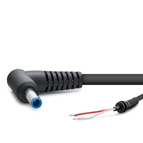 HADRON HDX5514 Laptop Adaptör DC Jack Kablosu 4.5x3.0 mm L Tip 1.2 m 90W Siyah