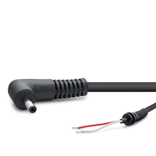 HADRON HDX5539 Laptop Adaptör DC Jack Kablosu 3.0x1.1 mm L Tip 1.2 m 90W Siyah