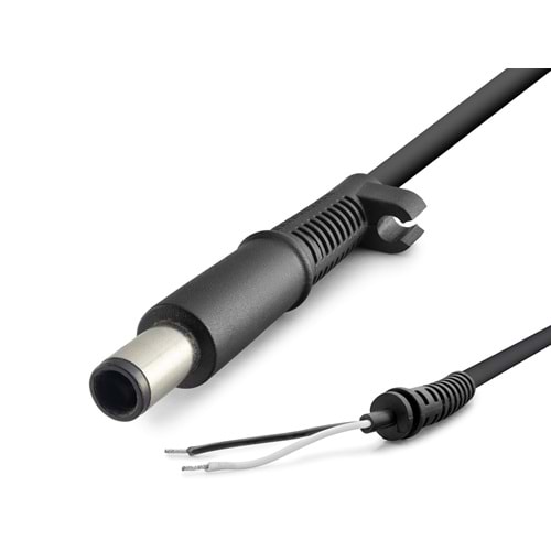 HADRON HDX5576 Laptop Adaptör DC Jack Kablosu 7.4x5.0 mm 1.2 m 200W Siyah