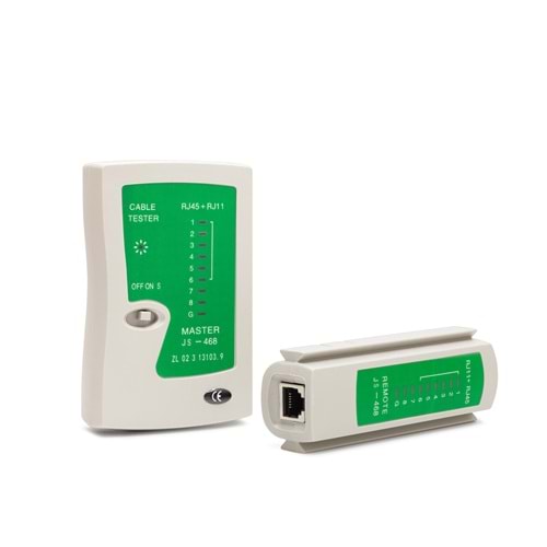 HADRON HDX6501 Kablo Test Cihazı RJ11 RJ45 Beyaz