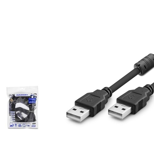HADRON HDX7522 USB Bağlantı Kablosu 5 m Siyah