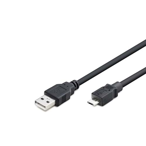 HADRON HDX7551 Micro USB Şarj ve Data Kablosu PS4 Gamepad Uyumlu 1.8 m PVC Siyah
