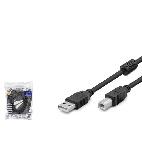 HADRON HDX7560 USB Printer Kablosu 10 m Siyah