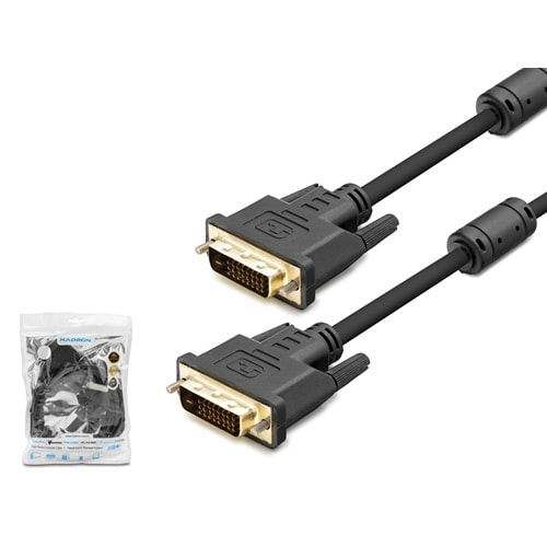 HADRON HDX7751 DVI-D 24+1 Görüntü Kablosu 1.8 m Siyah