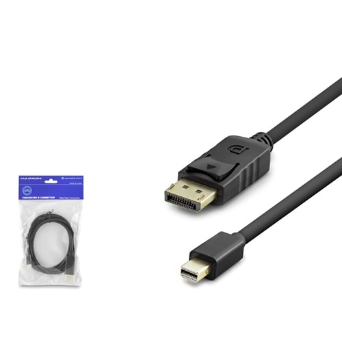 HADRON HDX7799 Mini DisplayPort to DisplayPort Görüntü Kablosu 120 Hz 1.8 m Siyah