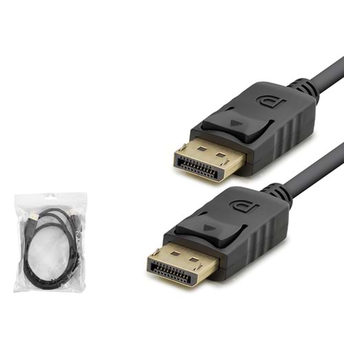 HADRON HDX7860 DisplayPort Görüntü Kablosu 8K 60 Hz 1.8 m Siyah