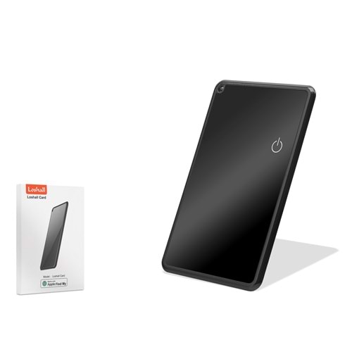LOSHALL HDX8600 Find My Uyumlu Akıllı Takip Kartı Cüzdan Tipi Siyah