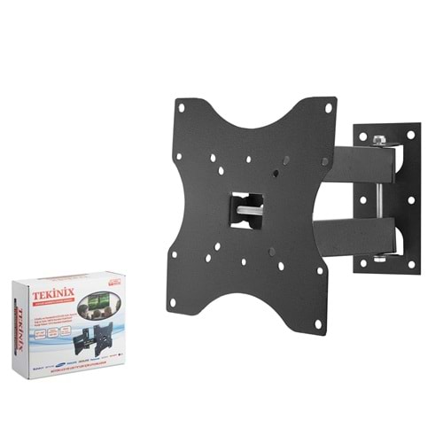 TEKINIX HDX8706 Hareketli TV Askı Aparatı 32-42 İnç 40 Kg Siyah