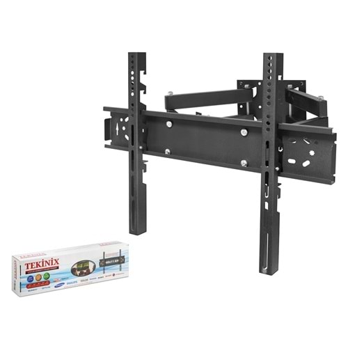 TEKINIX HDX8708 Hareketli TV Askı Aparatı 43-65 İnç 45 Kg Siyah