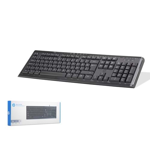 HP 6CB78PA K10 Multimedya Klavye Siyah