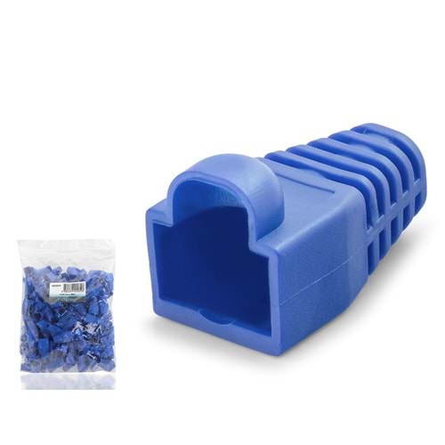 NODAR ND2431 RJ45 Konnektör Koruyucu Papuç 100 Adetli Paket Mavi