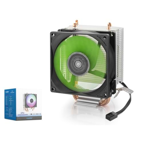 NODAR ND2607 CPU Kule Tipi İşlemci Soğutucu Tek Fanlı 90 mm Siyah