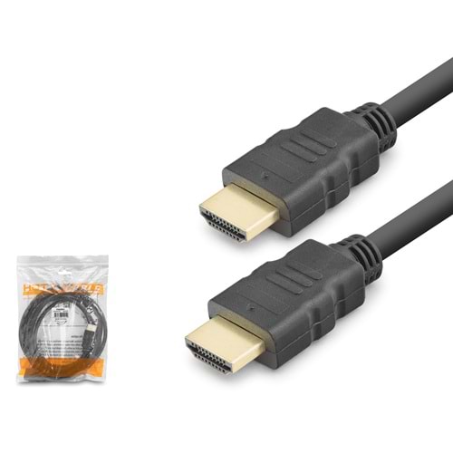 NODAR ND4001 HDMI Kablo OD 6.0 mm 1.5 m Siyah