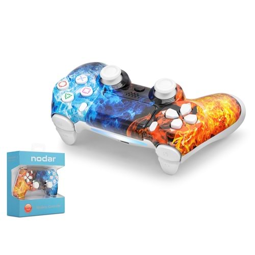 NODAR ND400AM Bluetooth GamePad Oyun Kolu PS4 Uyumlu DoubleShock 4 Karışık Renkli