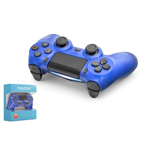 NODAR ND400C Bluetooth GamePad Oyun Kolu PS4 Uyumlu DoubleShock 4 Mavi
