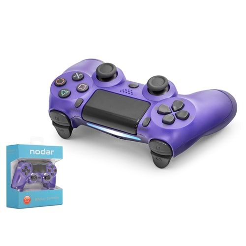 NODAR ND400G Bluetooth GamePad Oyun Kolu PS4 Uyumlu DoubleShock 4 Mor