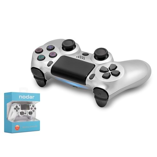 NODAR ND400H-KH Bluetooth GamePad Oyun Kolu PS4 Uyumlu DoubleShock 4 Gri Kutu Hasarlı