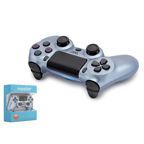 NODAR ND400K Bluetooth GamePad Oyun Kolu PS4 Uyumlu DoubleShock 4 Metalik Mavi