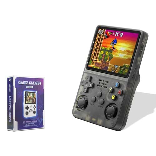 NODAR ND760 Retro El Oyun Konsolu 3.5 İnç IPS Ekranlı 1 GB RAM 3000 mAh Bataryalı Siyah