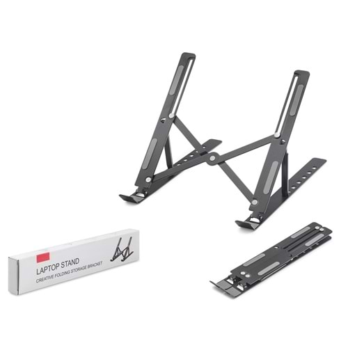 NODAR ND8031 Ayarlanabilir Katlanabilir Tablet ve Laptop Standı Metal Siyah