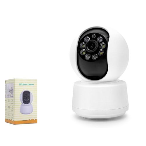 VENAS RX-5800AI Wi-Fi IP Bebek Kamerası 3MP iCSee PTZ Beyaz