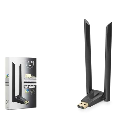 NONAP W166 USB WiFi Adaptörü 650 Mbps 5 GHz Dual Band Siyah