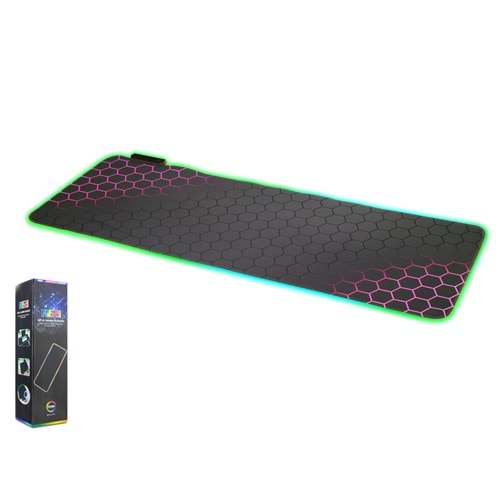 ONEZERO ZR1002 RGB Mouse Pad 300 x 800 mm Kırmızı Petek