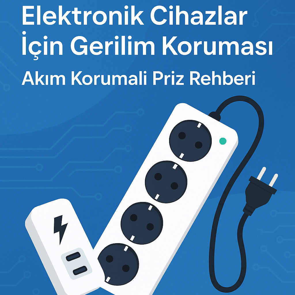 Elektronik Cihazlar İçin Gerilim Koruması: Akım Korumalı Priz Rehberi