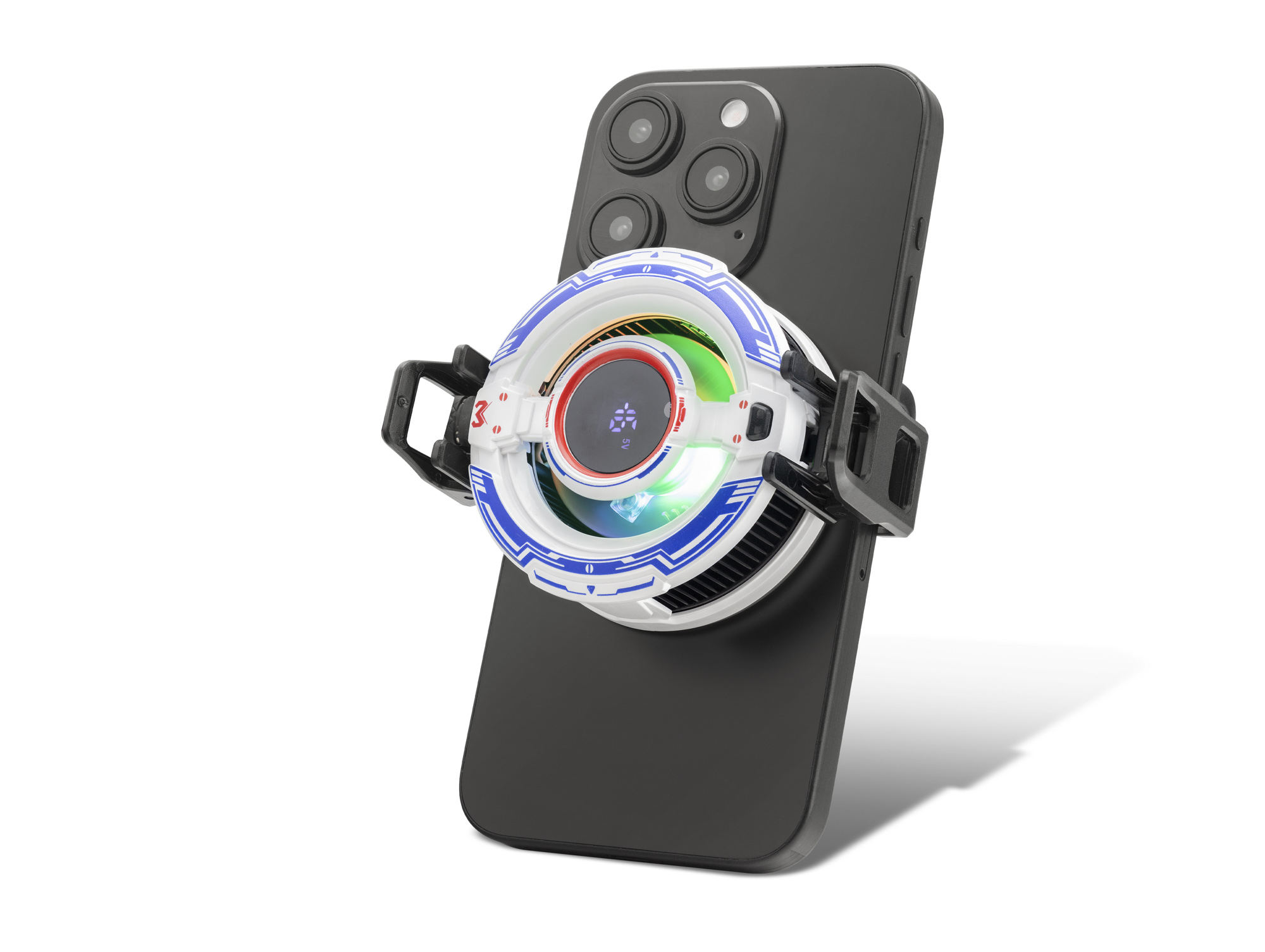 HADRON CX16 Manyetik Klipsli Telefon Soğutucu Fan RGB Isı