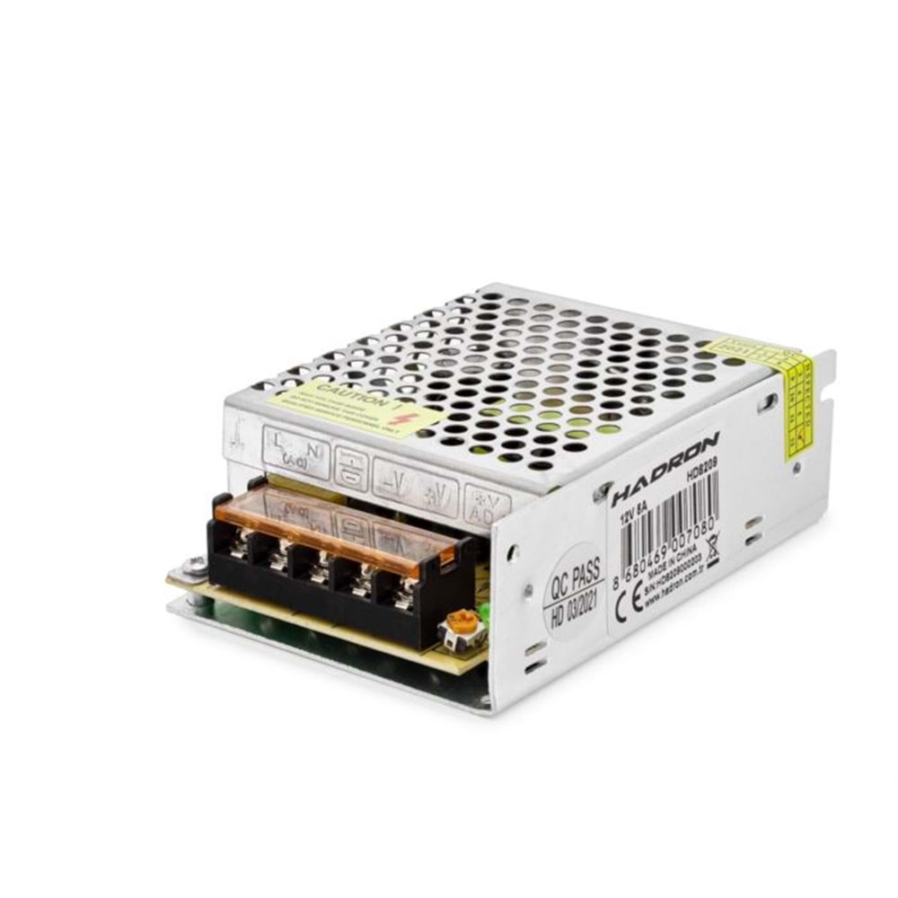 Peace B2879 Metal Adaptör 12V 5A Silver