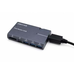 iETOP C308 USB 3.2 Gen1 All in One Kart Okuyucu CF SD MicroSD MS XD 5 Gbps Siyah