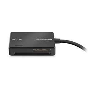 iETOP C313 USB Type-C 3.2 Gen1 All in One Kart Okuyucu CF SD MicroSD MS 5 Gbps Siyah