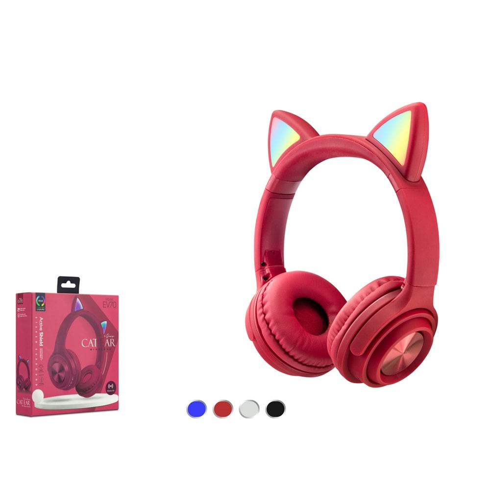 Hadron Ev70 Bluetooth Rgb Cat Kulaklık