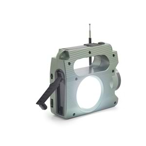 FEEXOT FX2519S Bluetooth FM Radyo USB Solar Şarjlı Dinamolu LED El Fenerli Taşınabilir Kamp Hoparlör